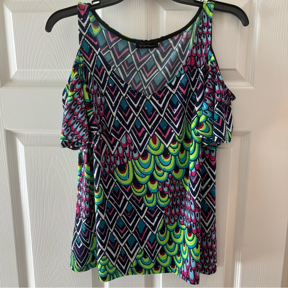 COLD SHOULDER BLOUSE - Picture 7 of 11